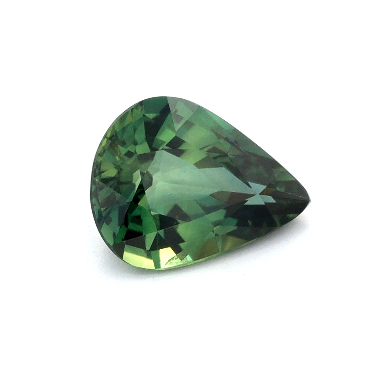 SAPPHIRE FACETED 1.09ct TEAL TEAL SI AUSTRALIA HEATED
