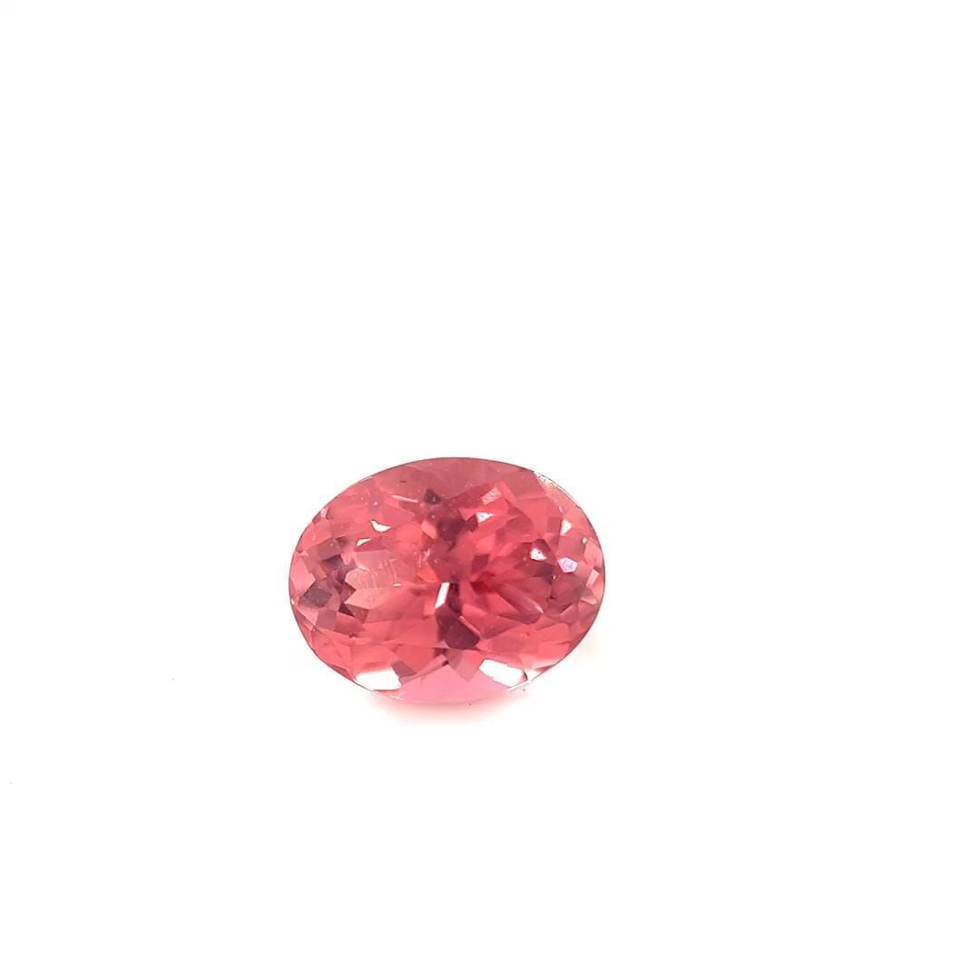 Turmalin 1,24 ct, różowy, szlif owalny