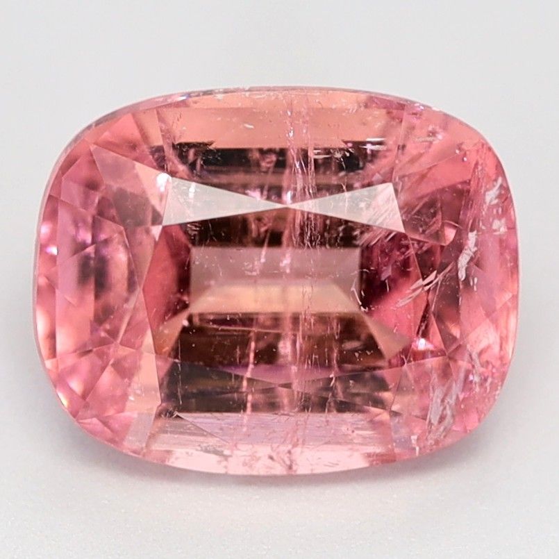 Turmalin 1,20 ct, różowy, szlif cushion