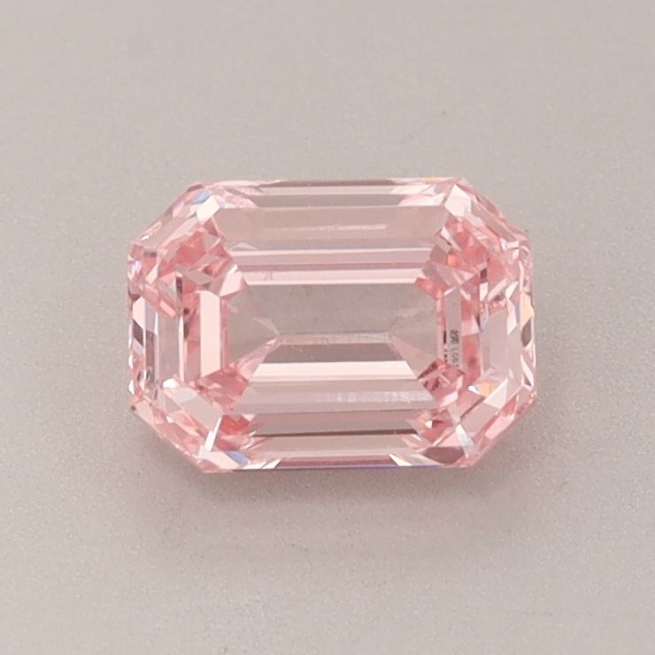 0.81 CT Fancy Intense Pink EMERALD