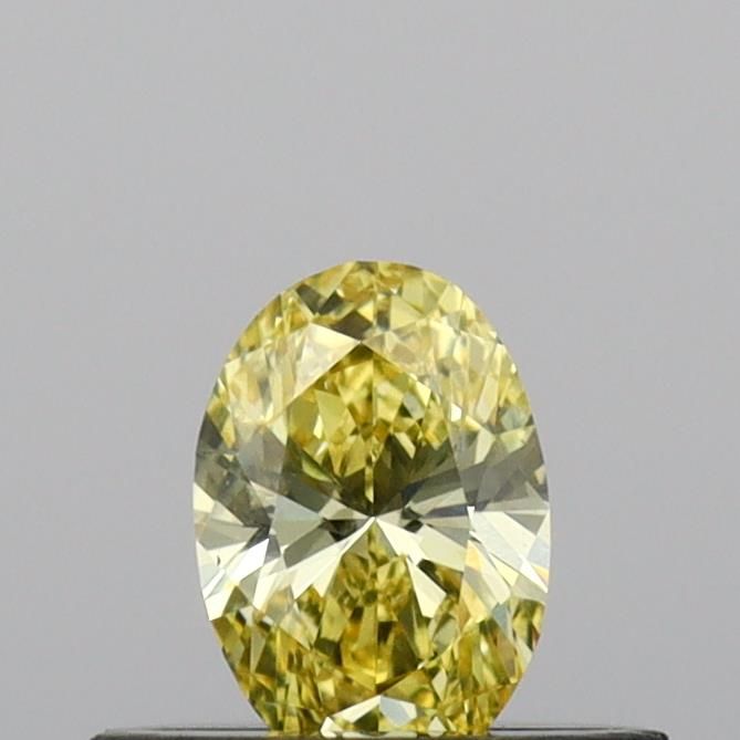 0.31 CT Fancy Vivid Yellow OVAL