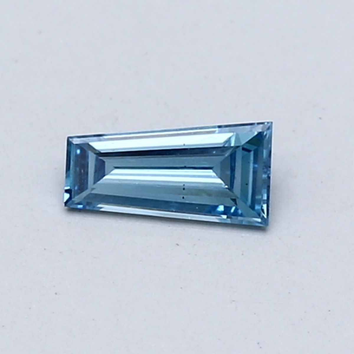 0.25 CT Fancy Intense Blue TAPERED BAGUETTE