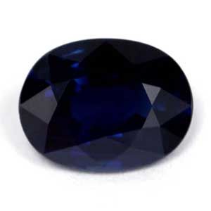 Szafir 1,65 ct, niebieski, szlif owalny