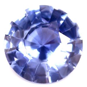 Szafir 1,05 ct, niebieski, szlif okrągły
