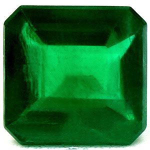 Szmaragd 1,18 ct, zielony, szlif szmaragdowy