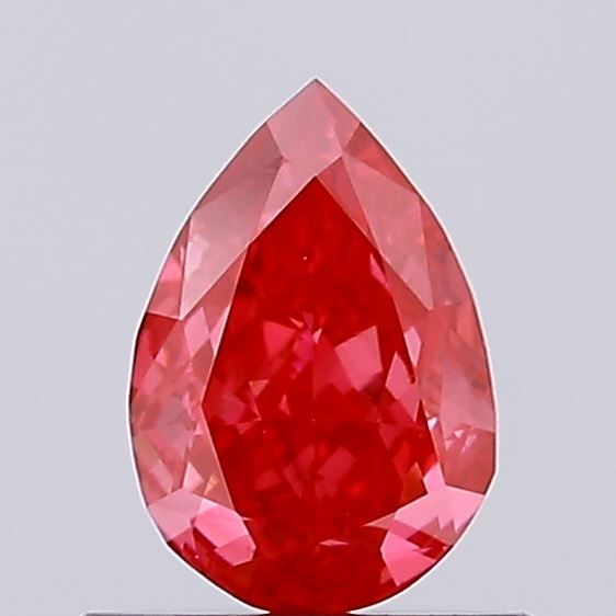 0.52 CT Fancy Vivid Red PEAR