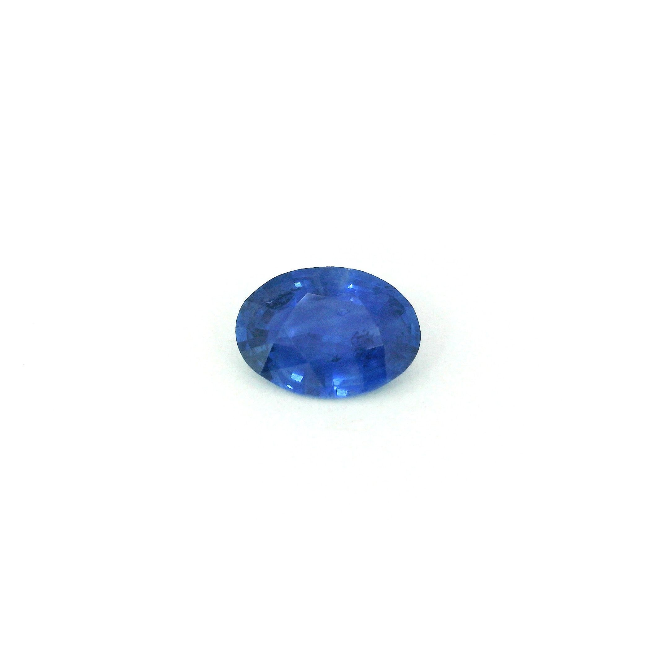 Szafir 1,05 ct, niebieski, szlif owalny