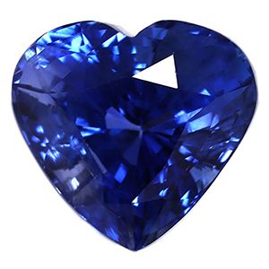 Szafir 10,15 ct, niebieski, szlif serce