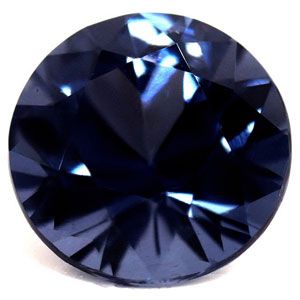 Spinel 1,38 ct, niebieski, szlif okrągły