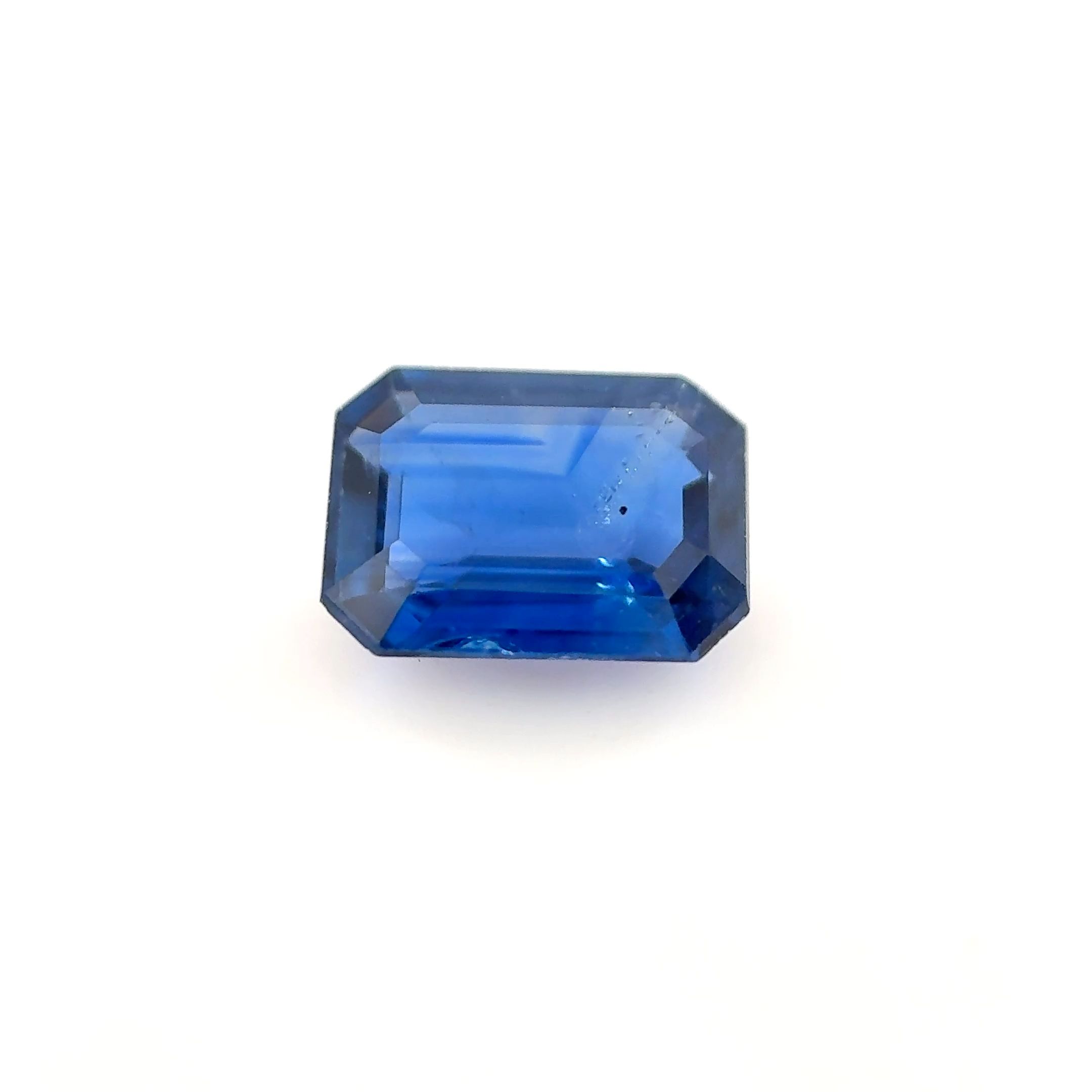 Szafir 1,04 ct, niebieski, szlif szmaragdowy