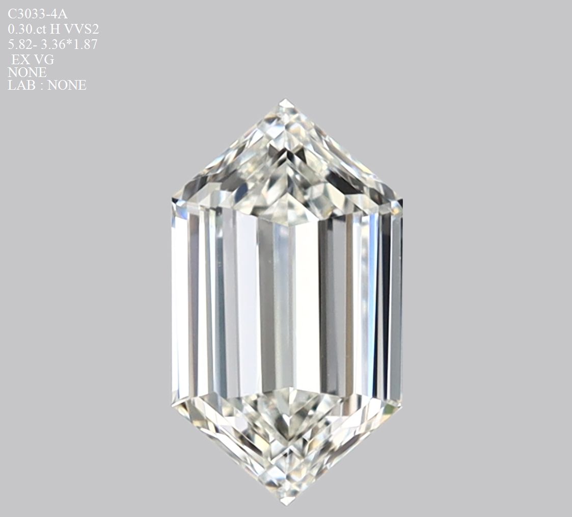 Prírodný diamant hexagonal,...