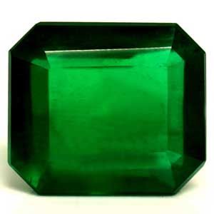 Szmaragd 1,70 ct, zielony, szlif szmaragdowy