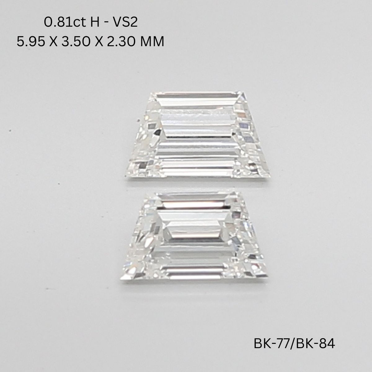 Prírodný diamant trapezoid,...