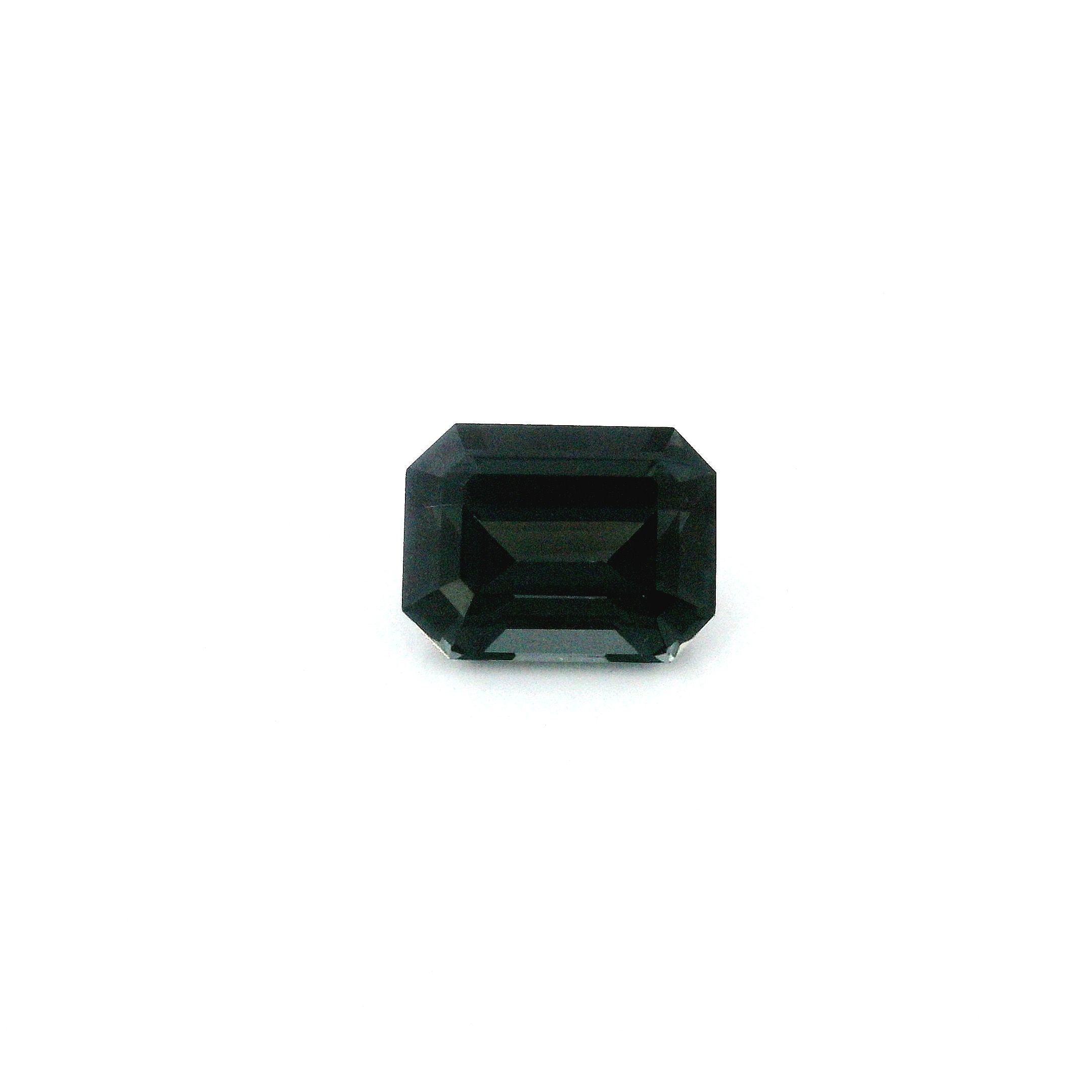 Spinel 1,37 ct, niebieski, szlif ośmiokątny