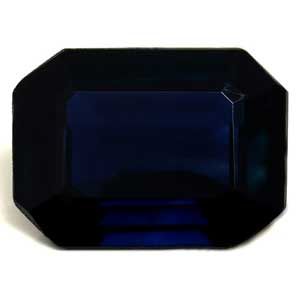 SAPPHIRE FACETED 1.29ct BLUE Deep Blue EC MADAGASCAR NONE