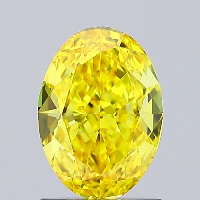 1.1 CT Fancy Vivid Yellow OVAL