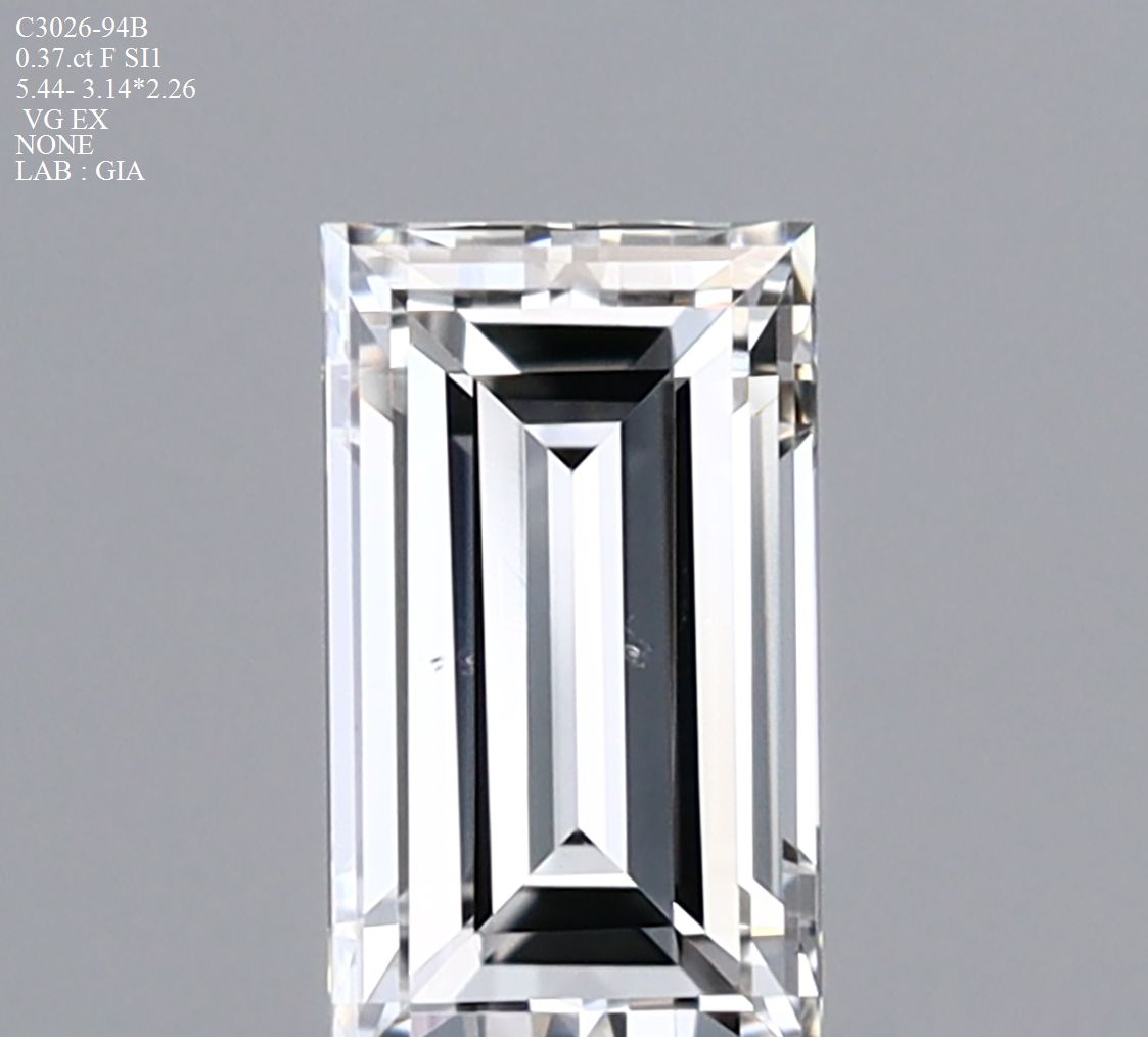 Prírodný diamant bageta,...