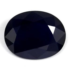 Szafir 3,85 ct, niebieski, szlif owalny