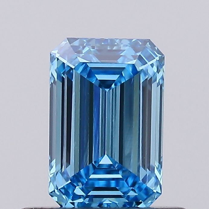 0.63 CT Fancy Vivid Blue EMERALD