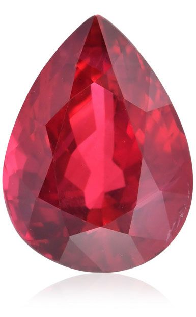 4.03 ct Pear ruby