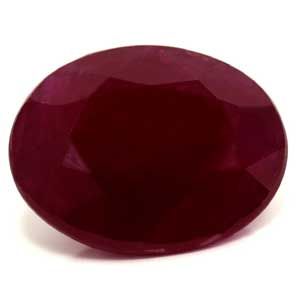 Rubin 3,12 ct, czerwony, szlif owalny