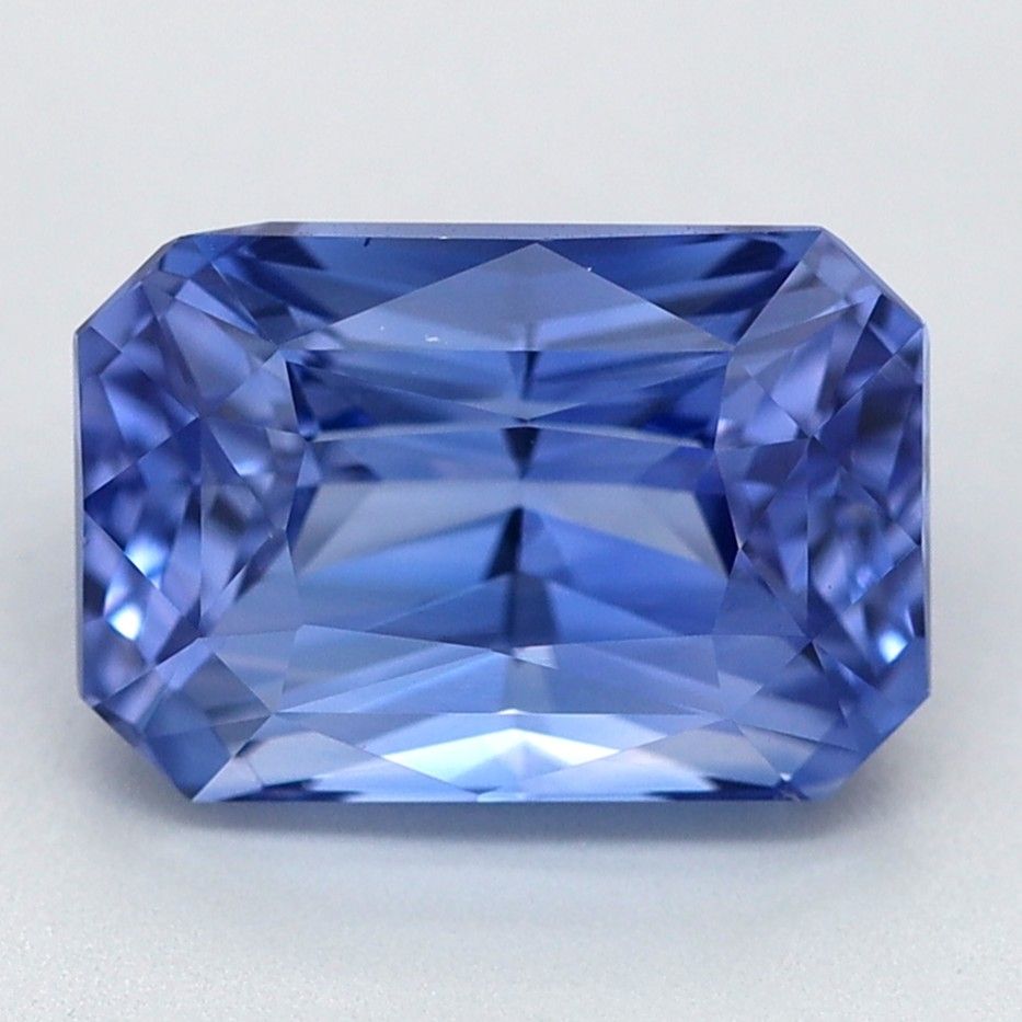 Szafir 2,01 ct, niebieski, szlif radiant