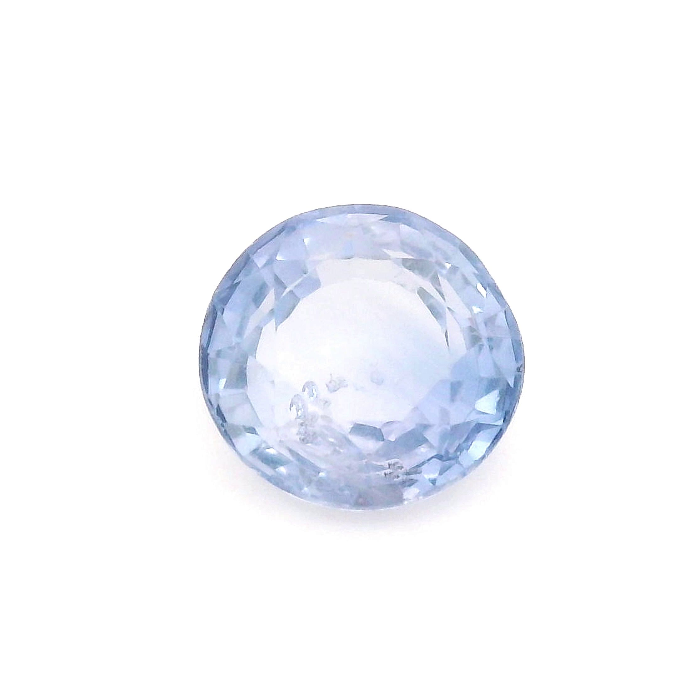Szafir 1,16 ct, niebieski, szlif okrągły