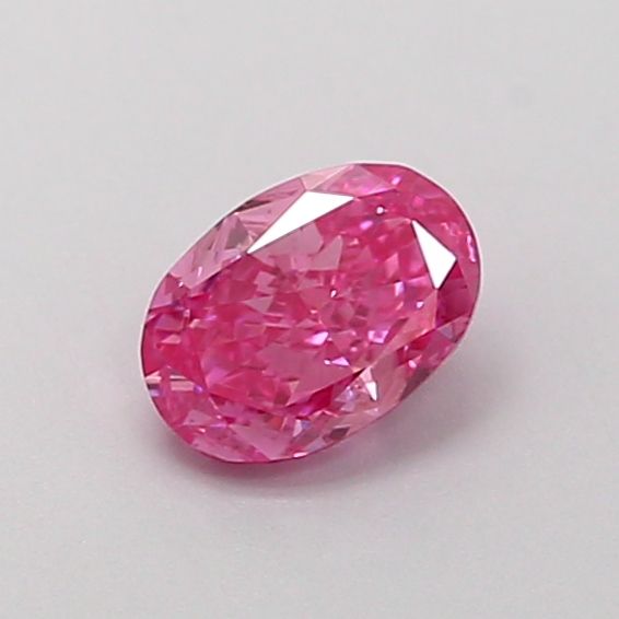 0.37 CT Fancy Vivid Pink OVAL