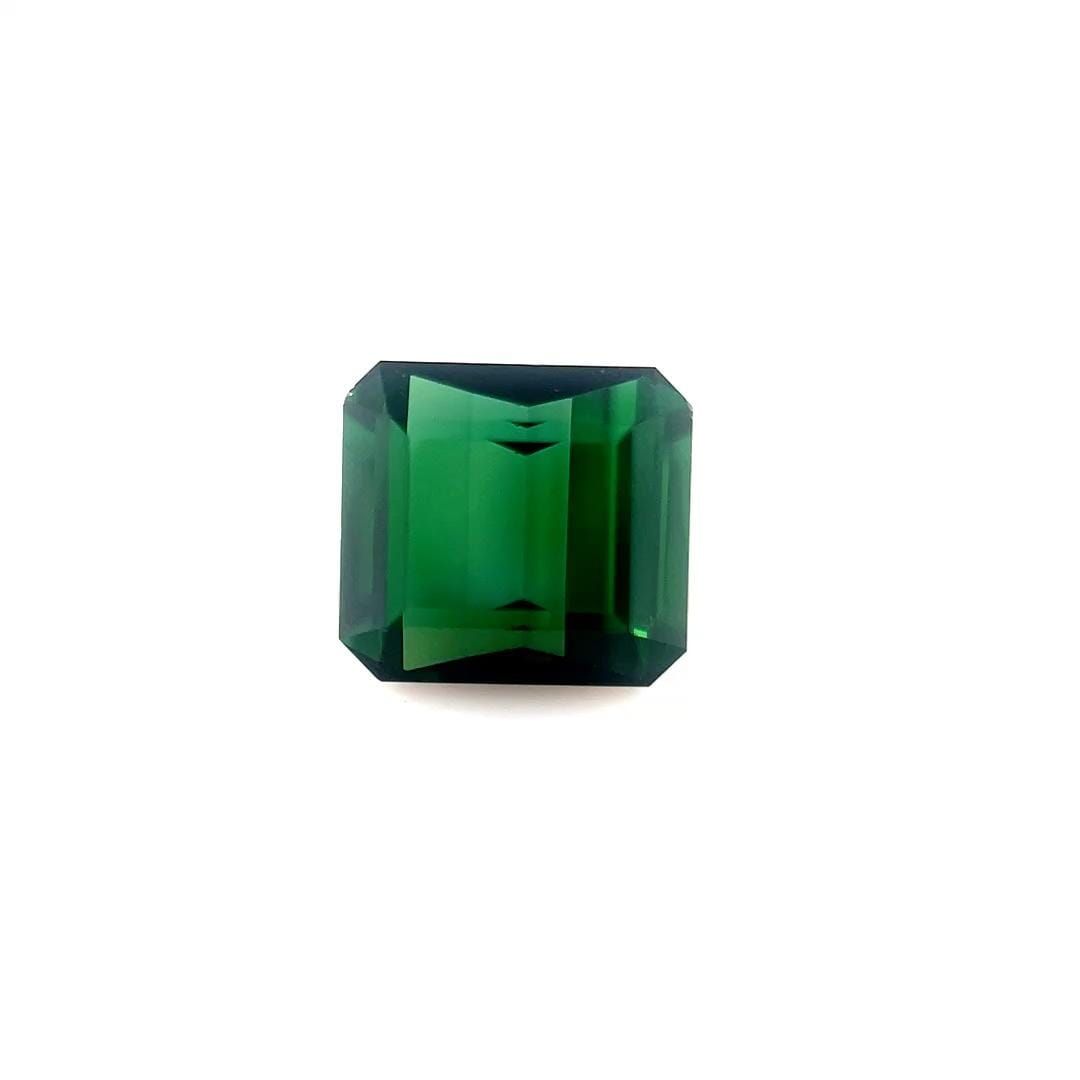 Turmalin 2,50 ct, zielony, szlif szmaragdowy