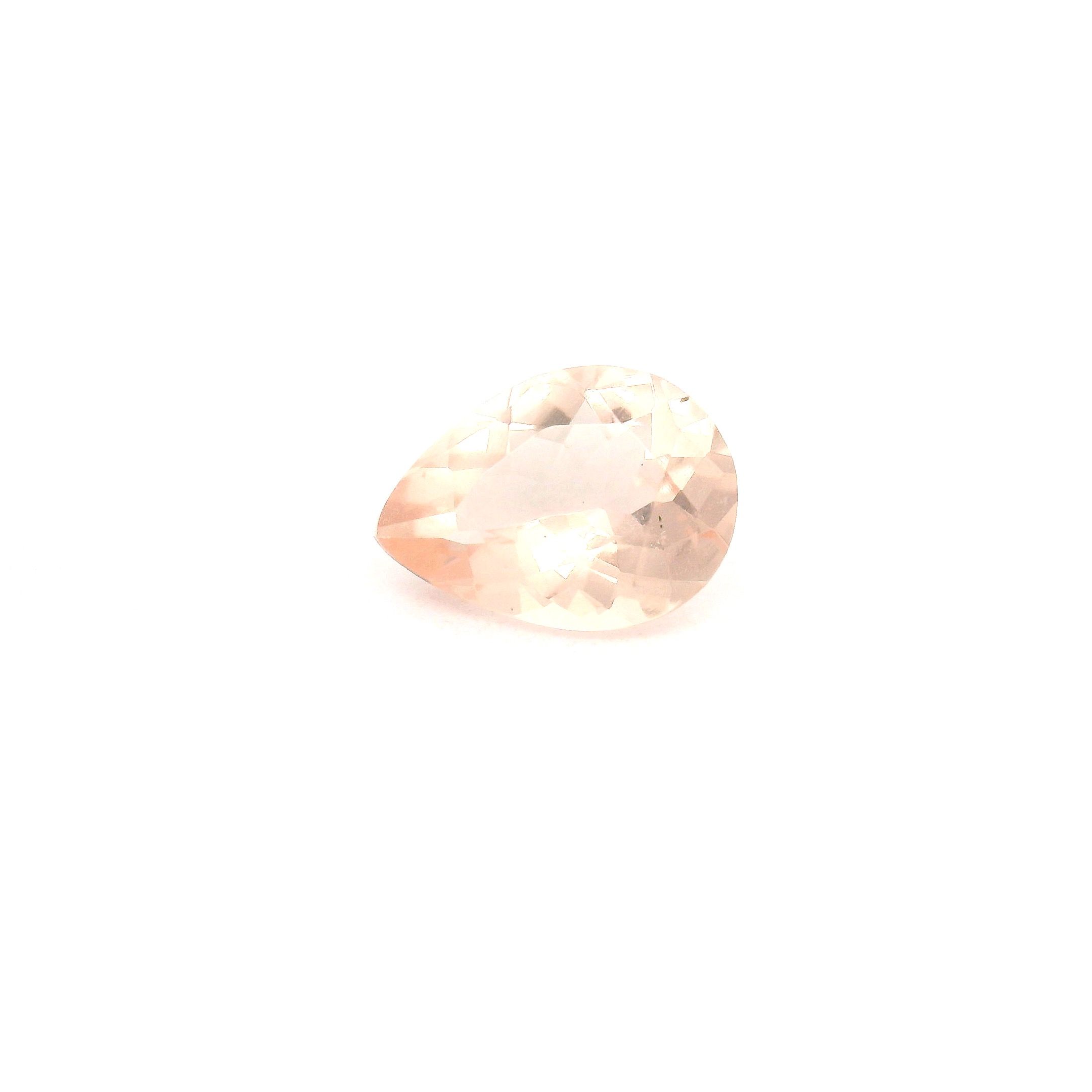 MORGANITE FACETED 0.79ct PINK Brownish Pink/Light EC MOZAMBIQUE HEATED
