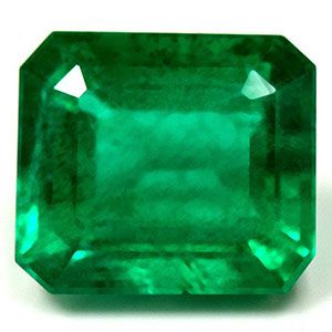 Szmaragd 2,31 ct, zielony, szlif szmaragdowy