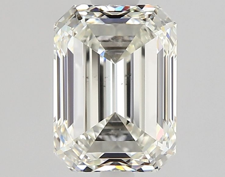 1.31-carat emerald diamond with J color, null cut, and VS2 clarity.