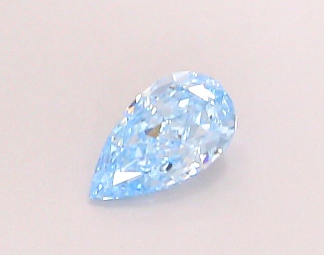 0.37 CT Fancy Vivid Blue PEAR
