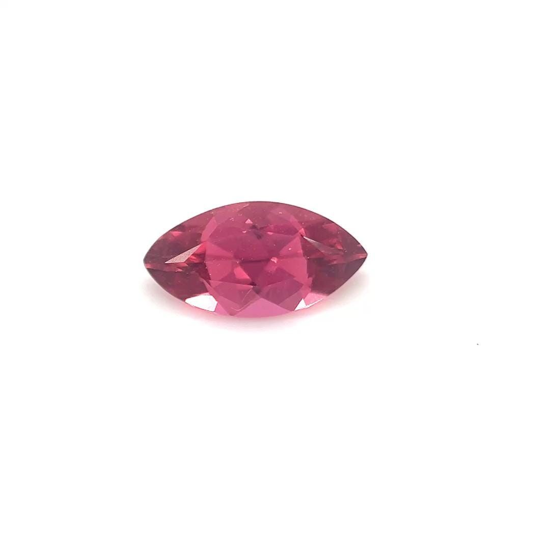 Turmalin 1,04 ct, różowy, szlif markiza