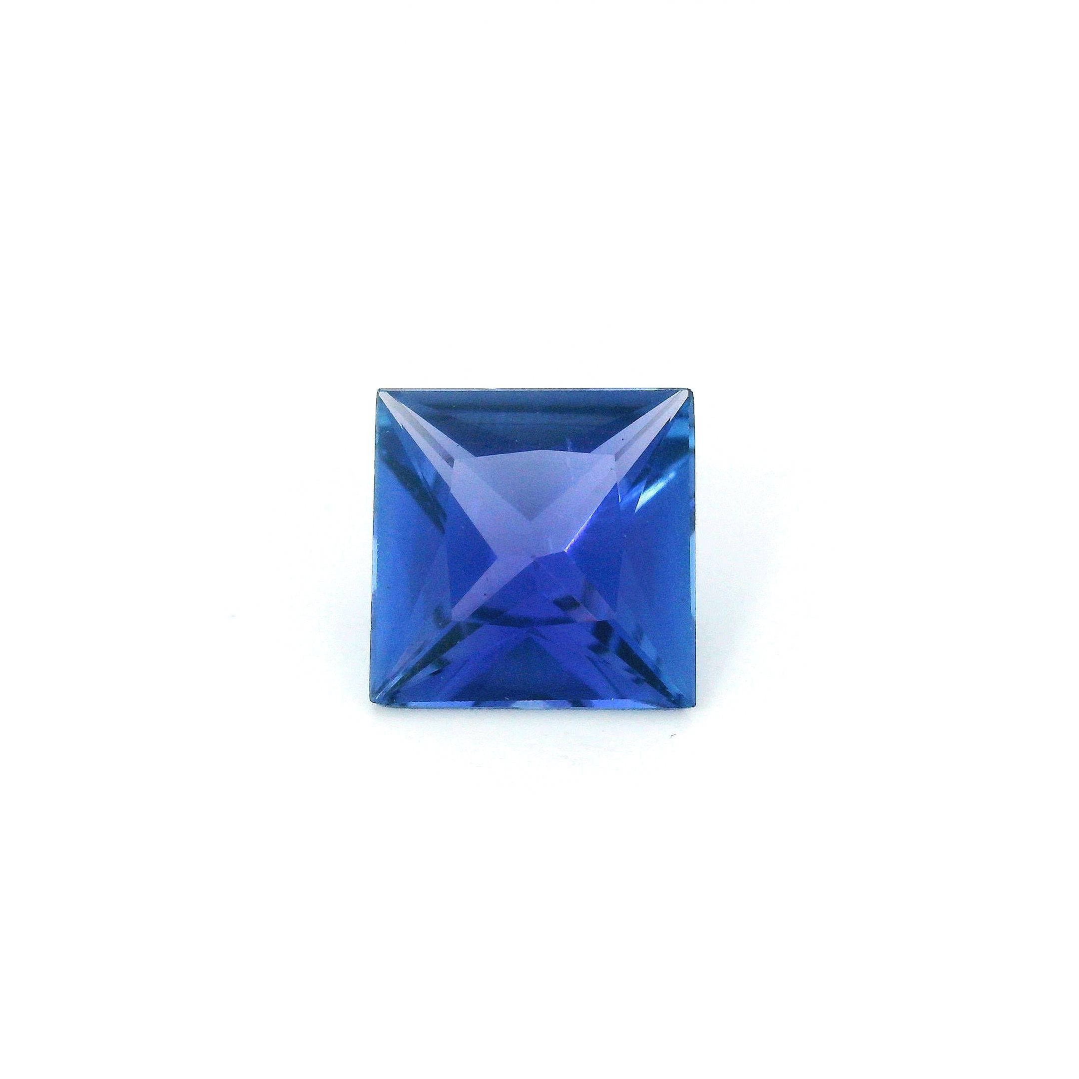 Tanzanit 2,28 ct, niebieski, szlif kwadratowy