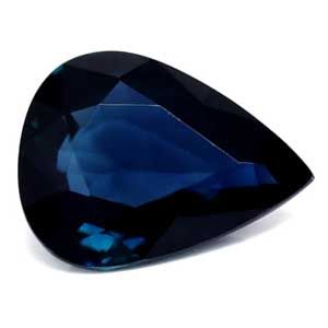 SAPPHIRE FACETED 1.65ct BLUE Intense Blue EC MADAGASCAR HEATED
