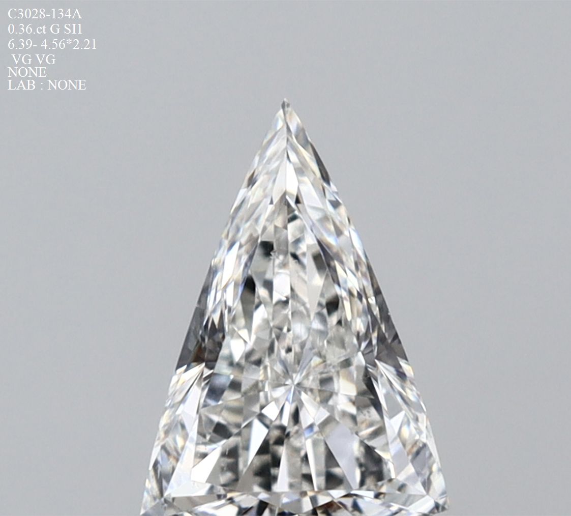 Prírodný diamant triangel,...