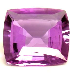 Szafir 2,55 ct, różowy, szlif cushion