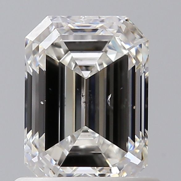 0.97 Carat F SI1 Emerald Diamond