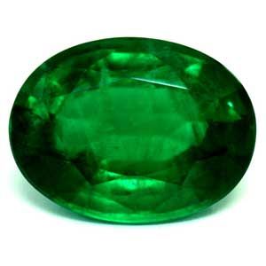 Szmaragd 1,14 ct, zielony, szlif owalny
