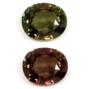 Aleksandryt 5,12 ct, zielony, szlif owalny