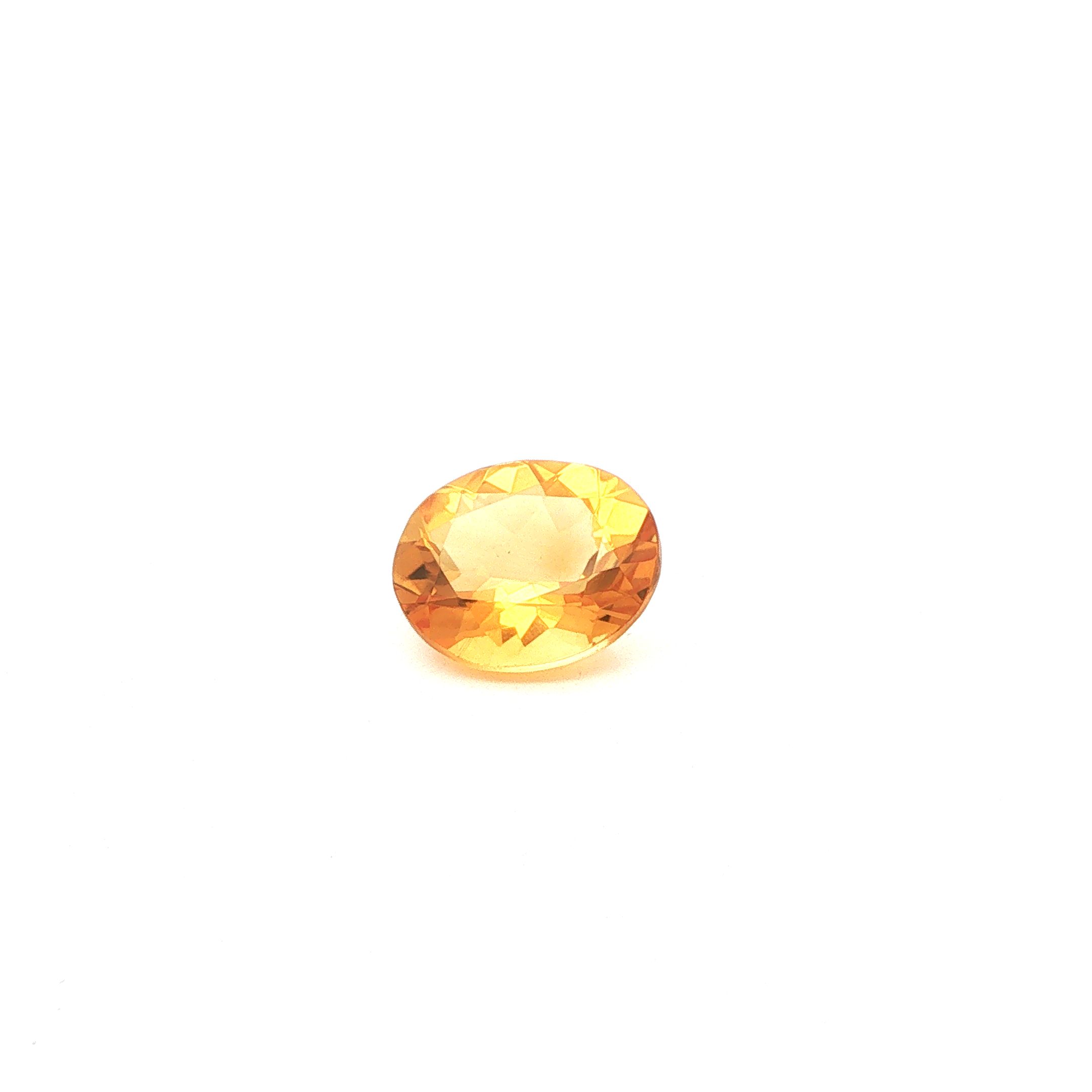 4.25 ct Oval citrine