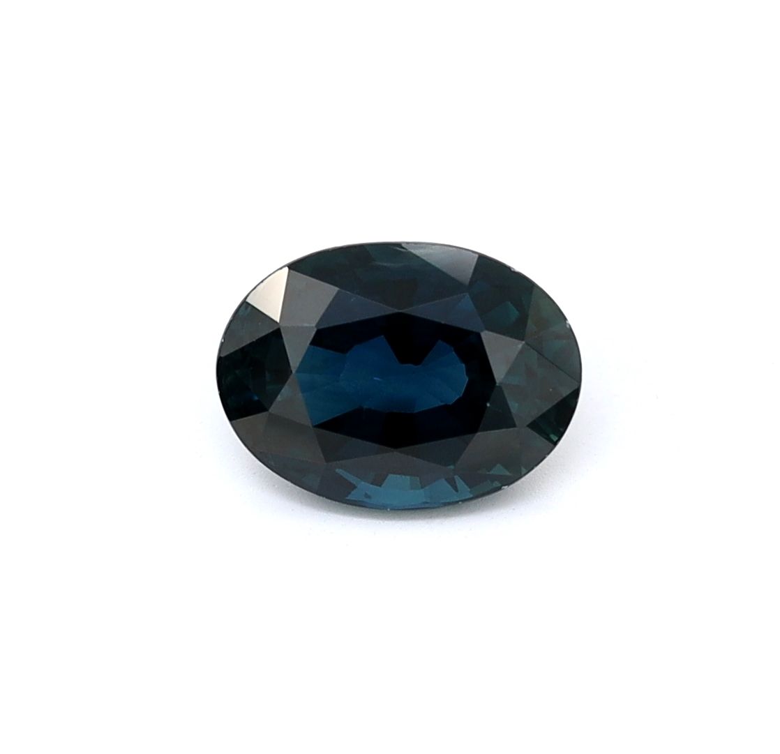 SAPPHIRE FACETED 1.51ct BLUE BLUE SI AUSTRALIA HEATED