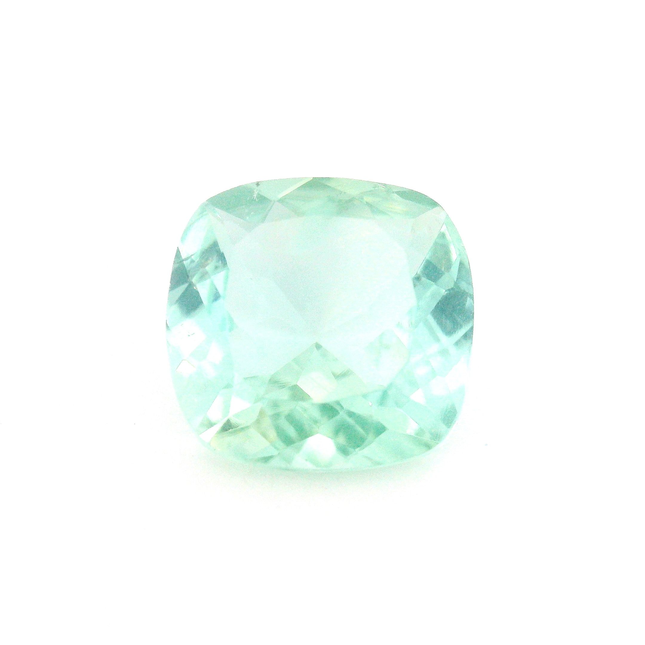 Turmalin 6,29 ct, niebieski, szlif cushion