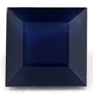 Szafir 1,40 ct, niebieski, szlif kwadratowy