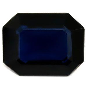 SAPPHIRE FACETED 2.08ct BLUE Deep Blue EC MADAGASCAR NONE
