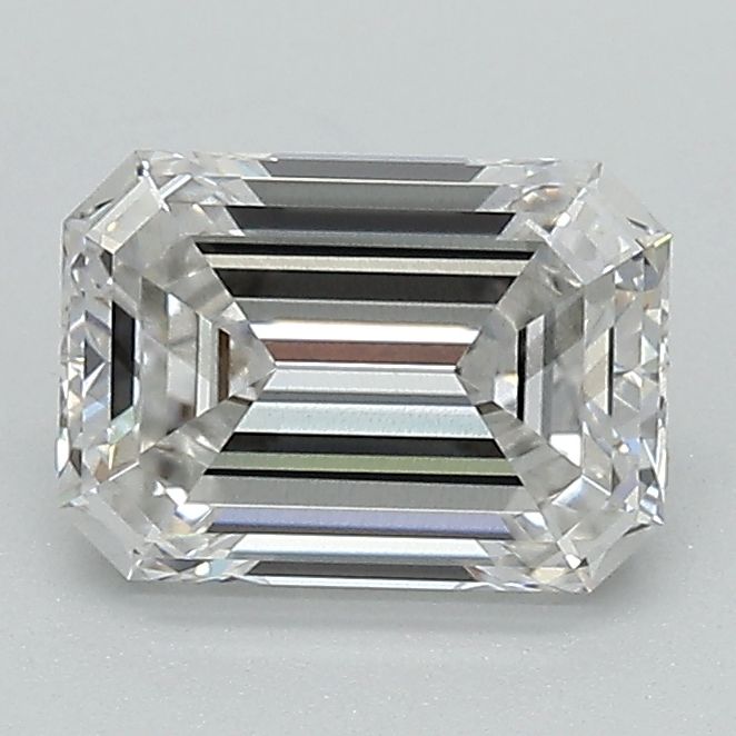 Diamant Émeraude 1.36 ct - Couleur F - Pureté SI1