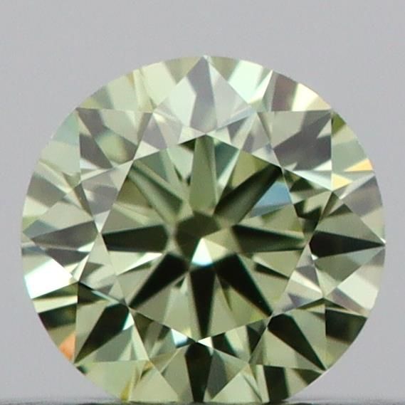 0.22 CT Fancy Vivid Green ROUND