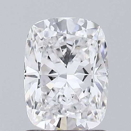 1.03-carat cushion diamond with E color, null cut, and VVS2 clarity.