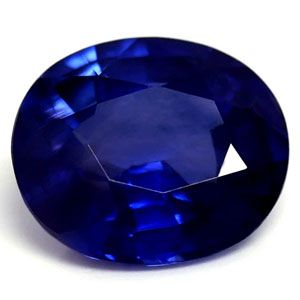 Szafir 1,20 ct, niebieski, szlif owalny